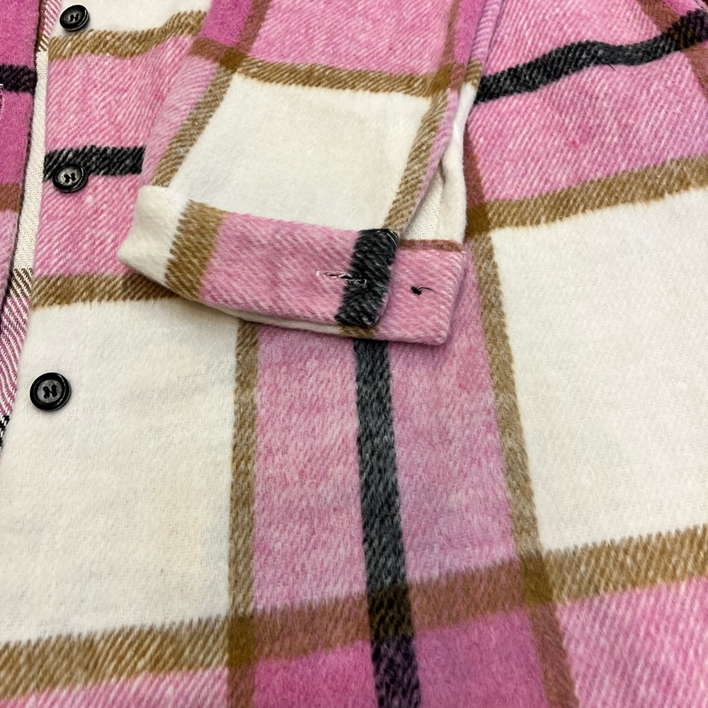 NWT Fuzzy Flannel Plaid Shaket - Multiple Sizes - Picture 5 of 7